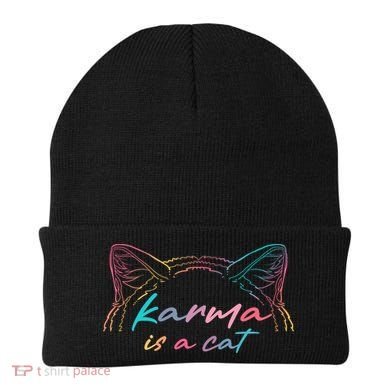 Karma Is A Cat Beanie