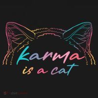 Karma Is A Cat Polo thumb 3