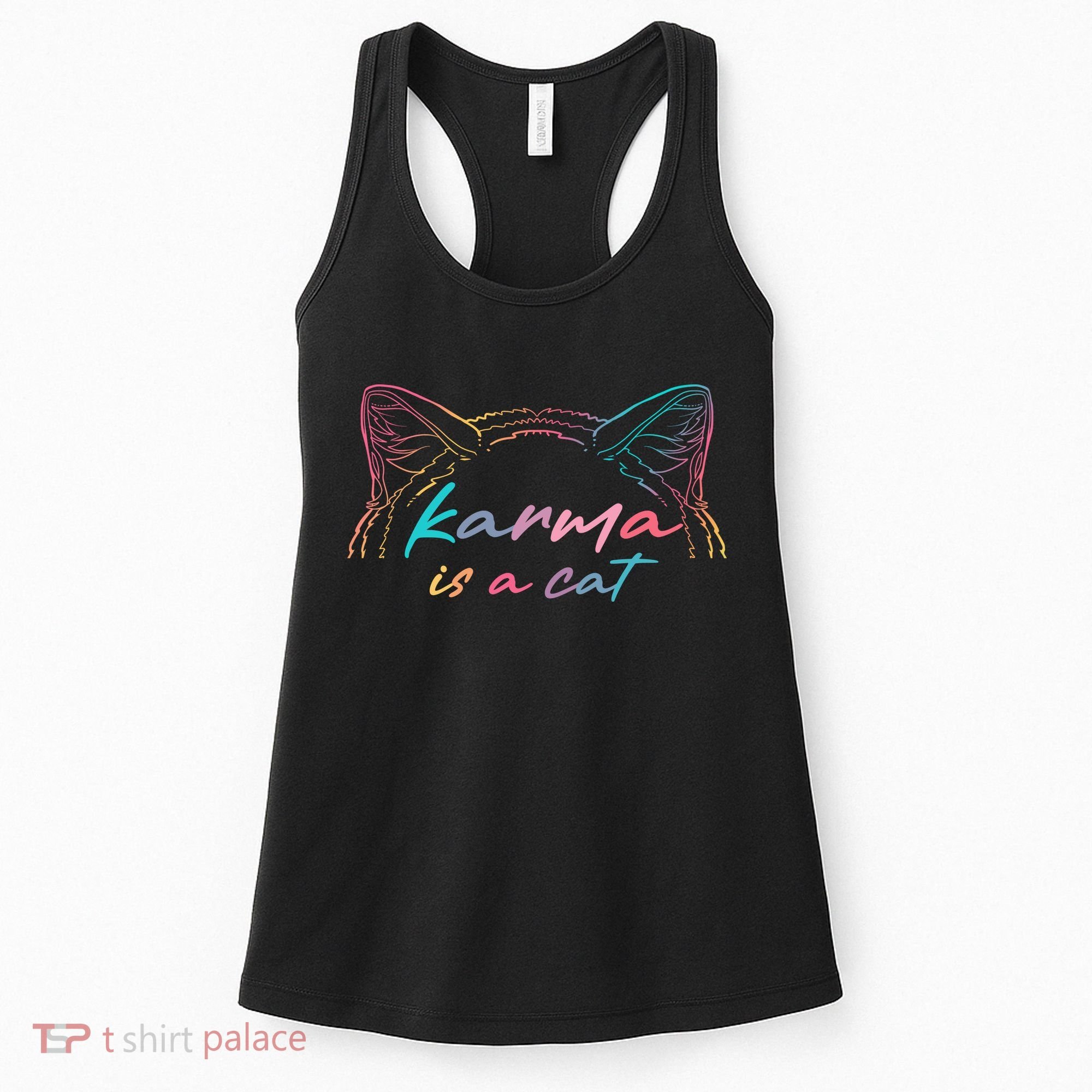 Karma Is A Cat Women's Tank Top