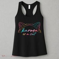 Karma Is A Cat Women's Tank Top thumb 3