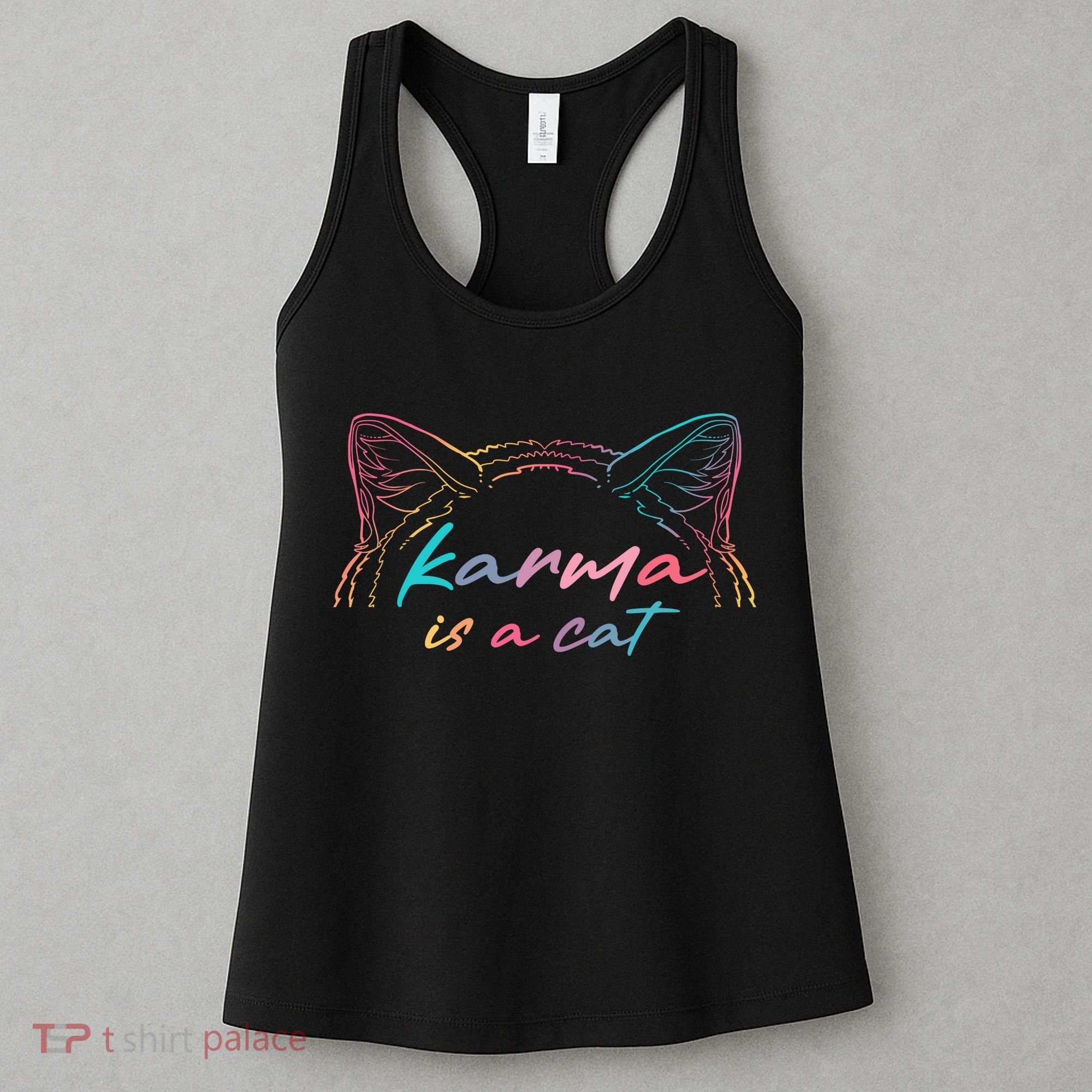 Karma Is A Cat Women's Tank Top