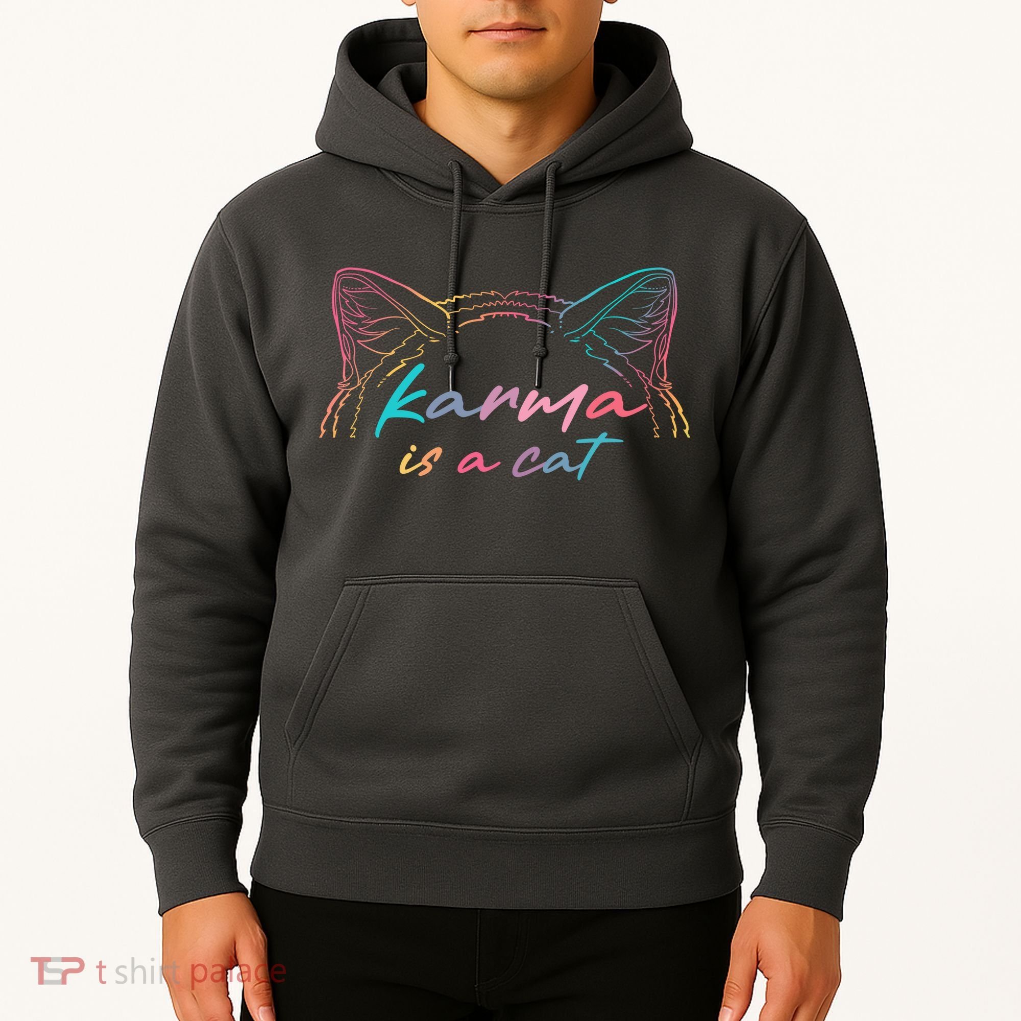 Karma Is A Cat Hoodie