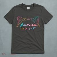 Karma Is A Cat T-Shirt thumb 5