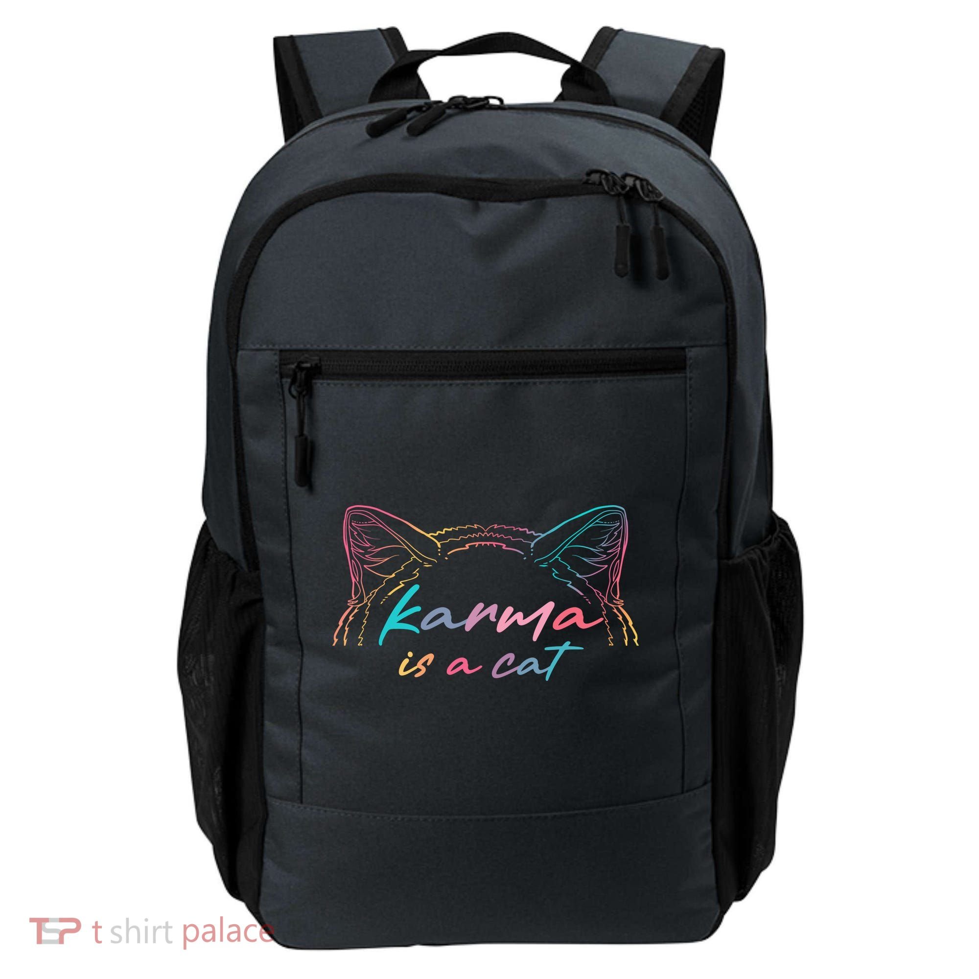 Karma Is A Cat Backpack
