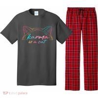 Karma Is A Cat Pajama Set thumb 0