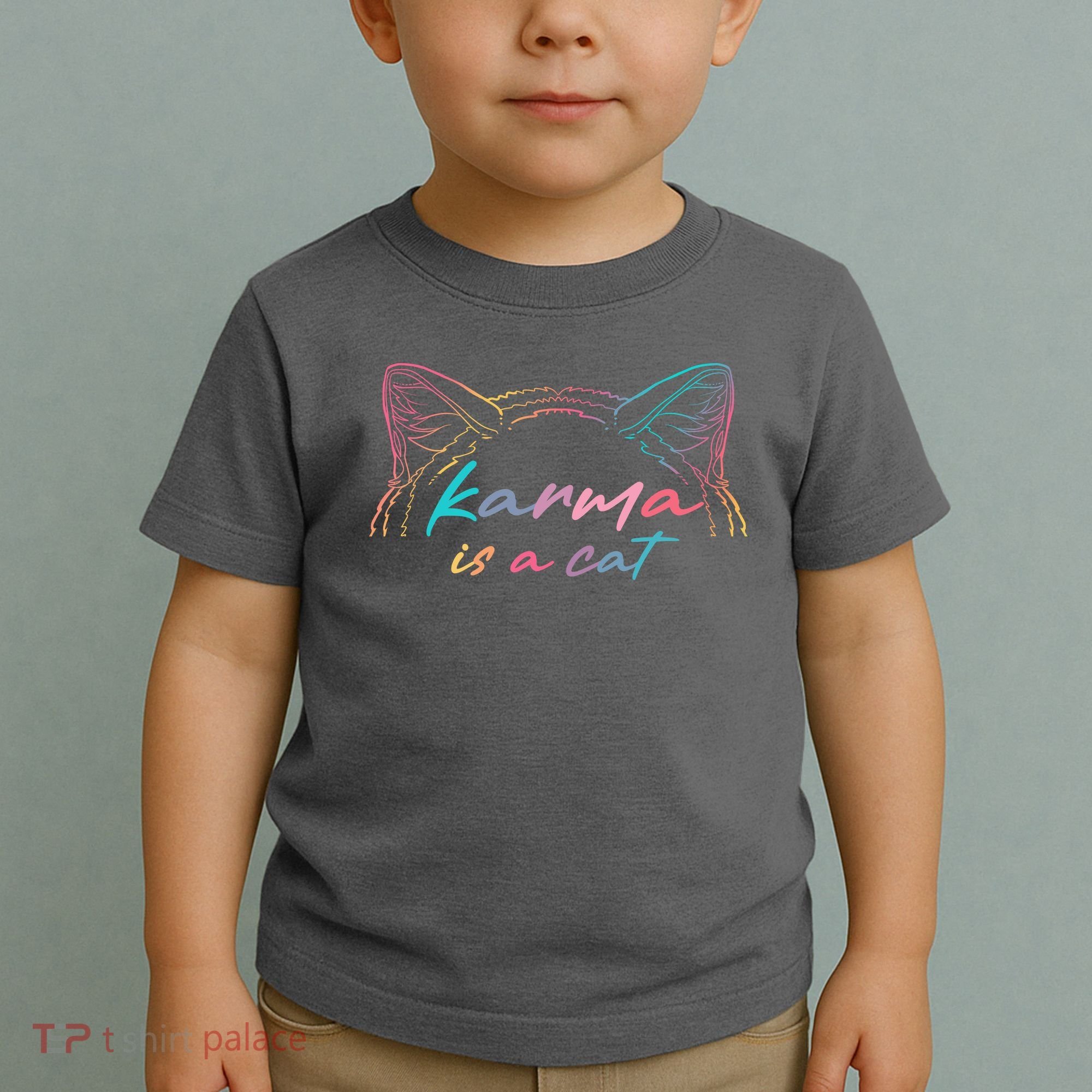 Karma Is A Cat Toddler T-Shirt