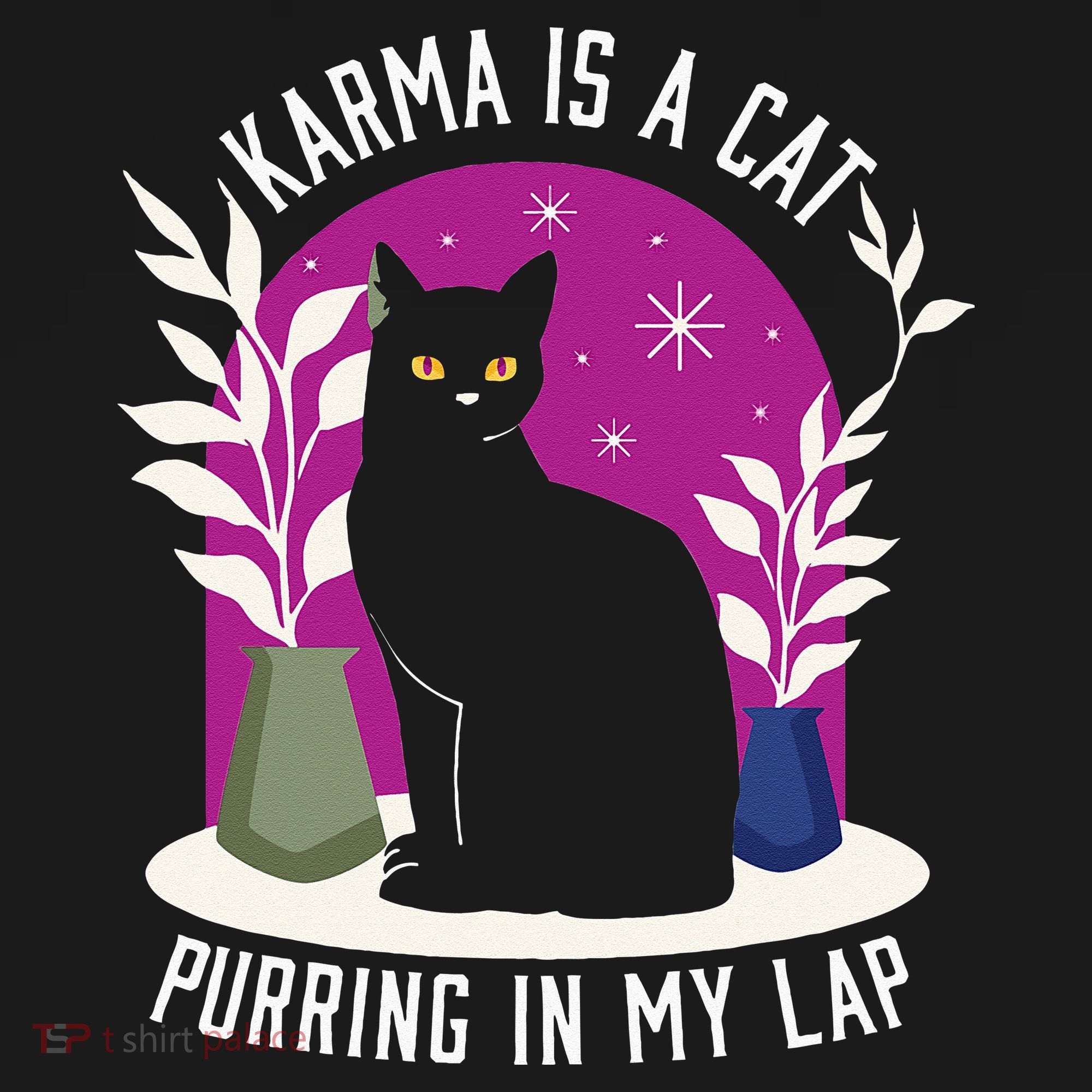 Karma Is A Cat Purring In My Lap Funny Cat Lovers Women's Hoodie