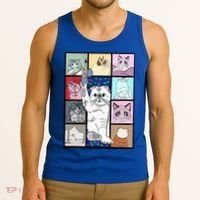 Karma Is A Cat Tank Top thumb 3