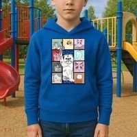 Karma Is A Cat Kids Hoodie thumb 2