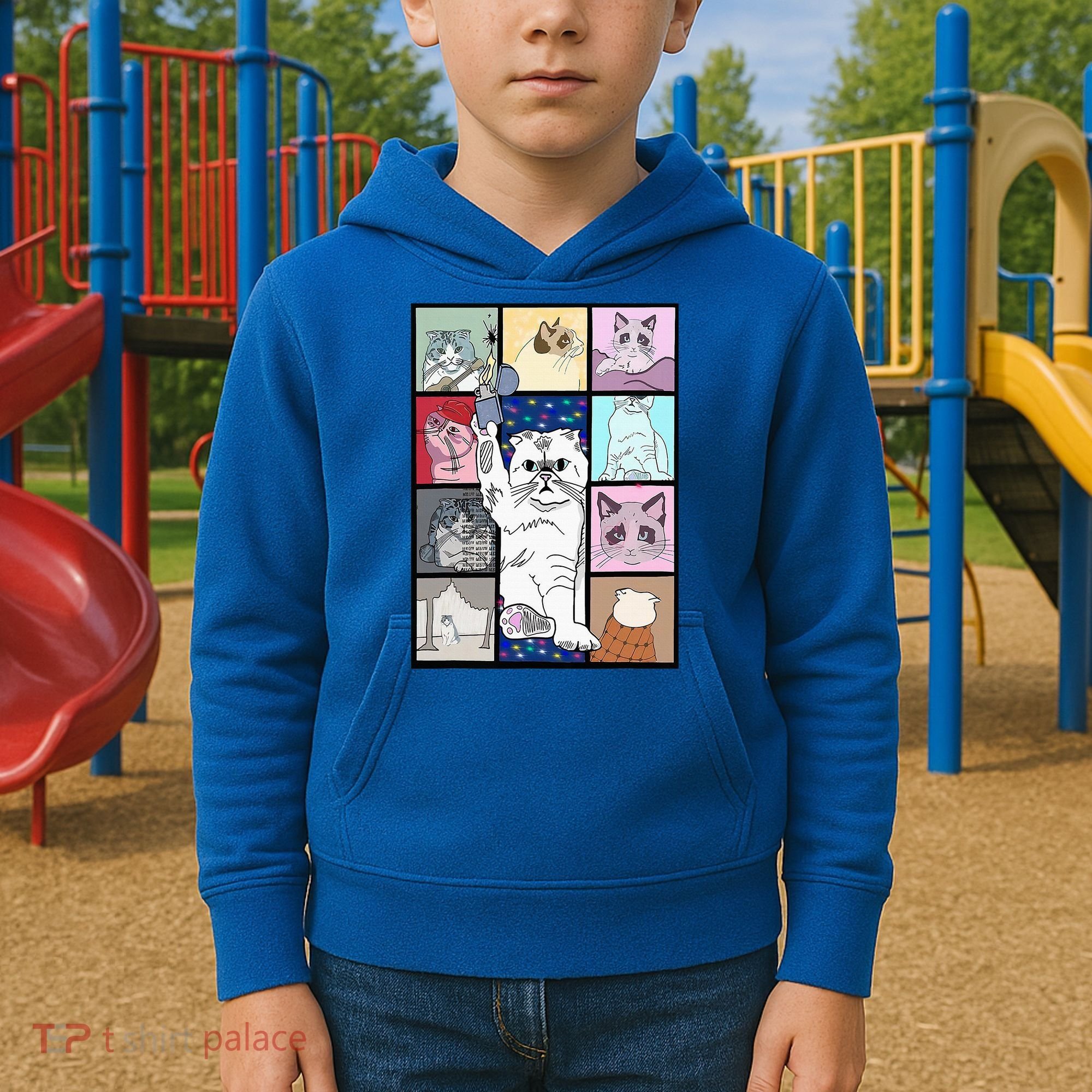 Karma Is A Cat Kids Hoodie