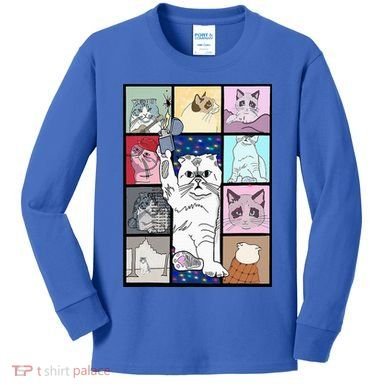 Karma Is A Cat Kids Long Sleeve Shirt