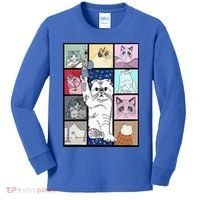 Karma Is A Cat Kids Long Sleeve Shirt thumb 0