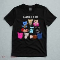 Karma Is A Cat Cat Funny Cat Lovers T-Shirt thumb 5