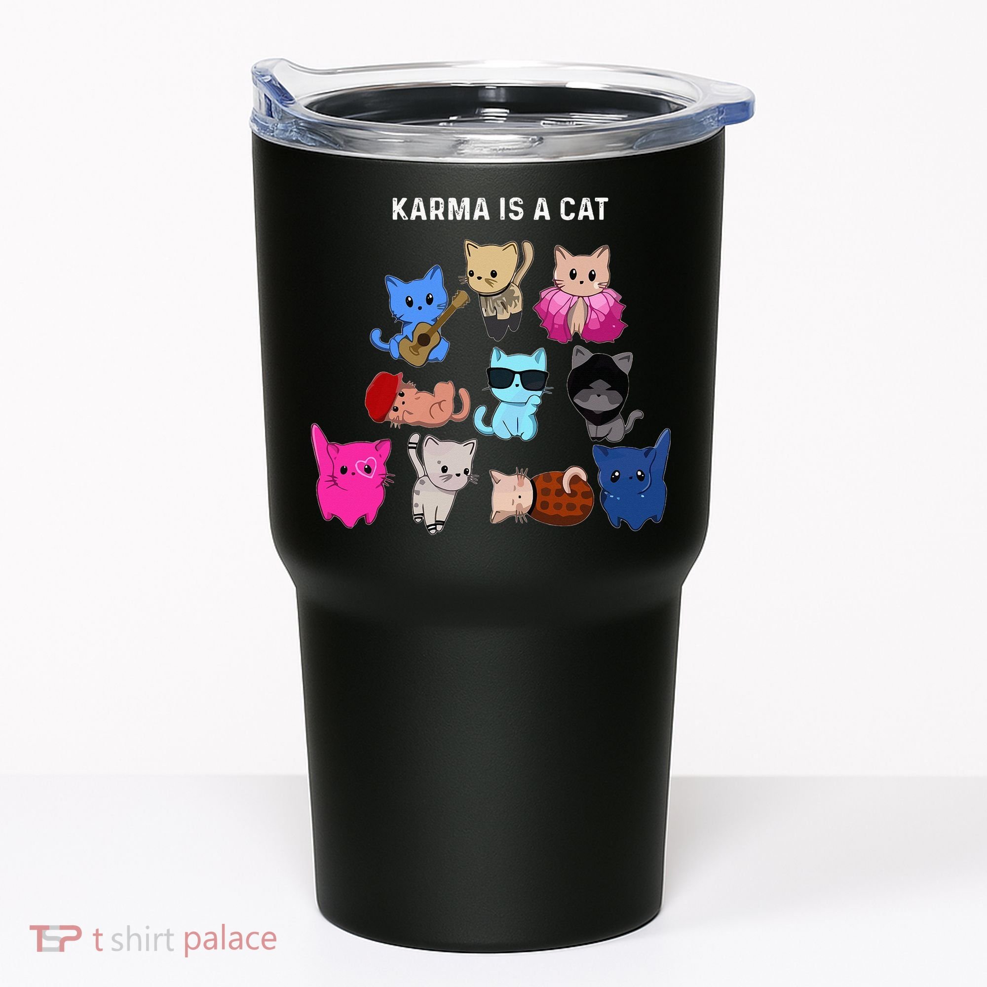 Karma Is A Cat Cat Funny Cat Lovers Tumbler