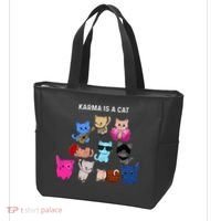 Karma Is A Cat Cat Funny Cat Lovers Tote Bag thumb 3