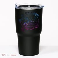 Karma Is A Cat Funny Cat Lazy Cat Gift Tumbler thumb 0
