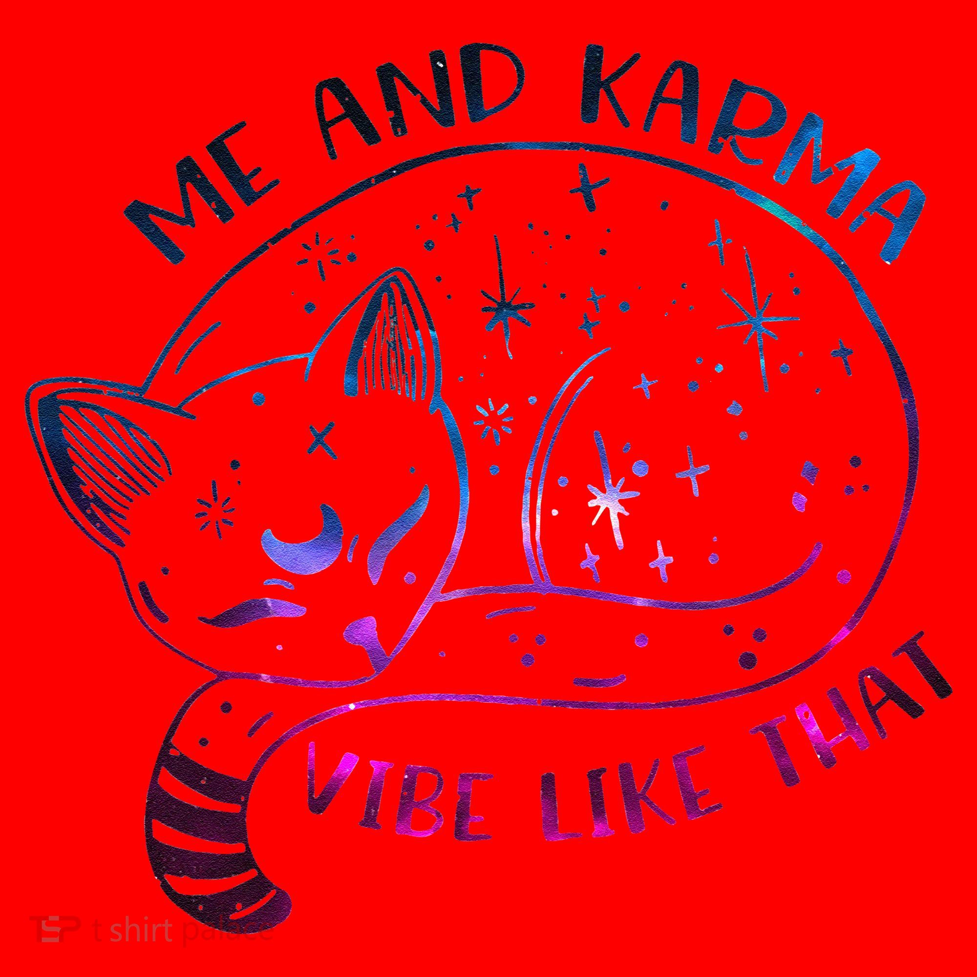 Karma Is A Cat Funny Cat Lazy Cat Gift Santa Hat