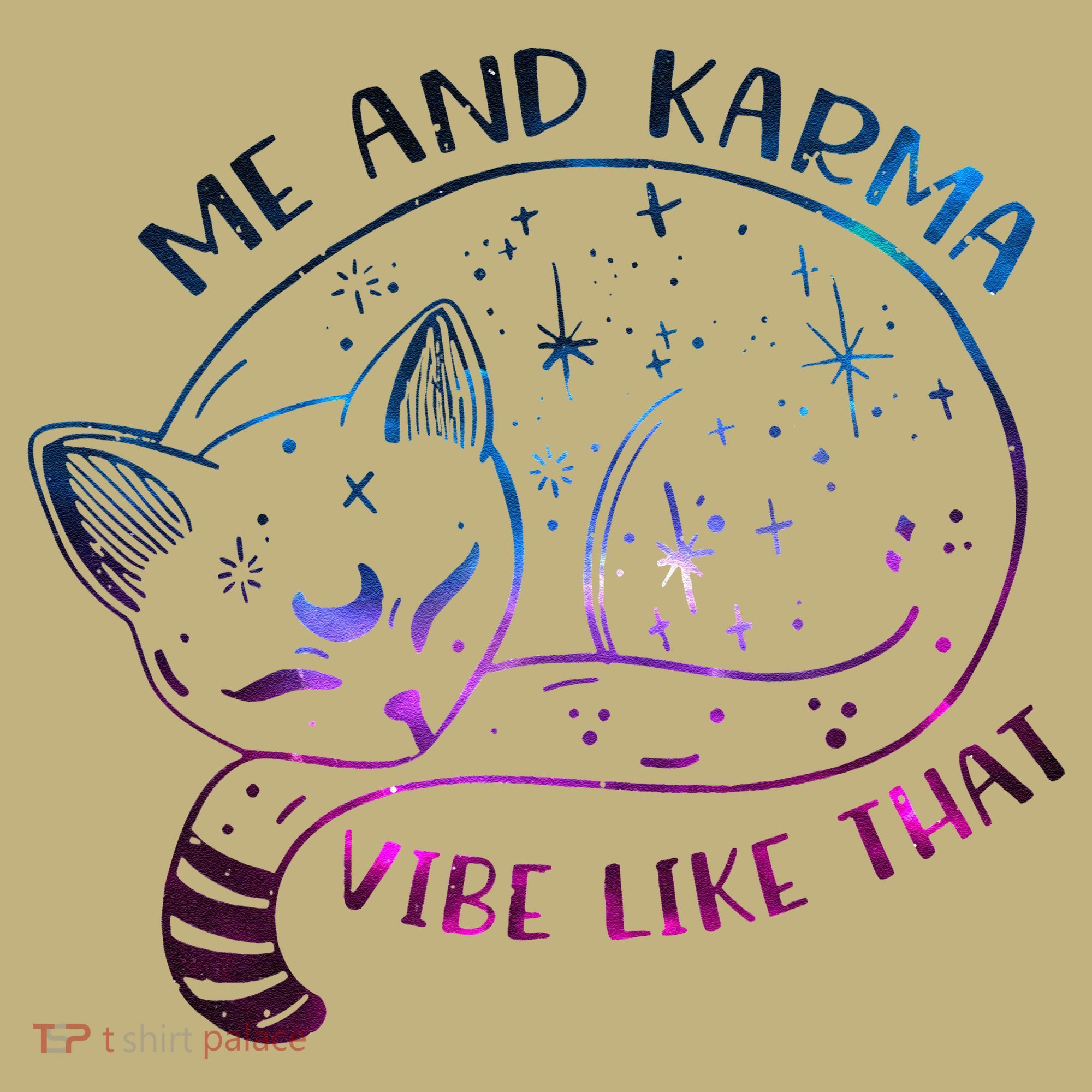 Karma Is A Cat Funny Cat Lazy Cat Gift Sweatshirt