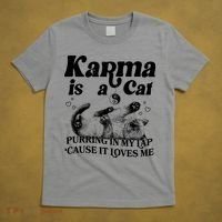 Karma Is A Cat Purring In My Lap Cause It Loves Me T-Shirt thumb 5