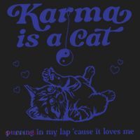 Karma Is A Cat Women's Sweatshirt thumb 2