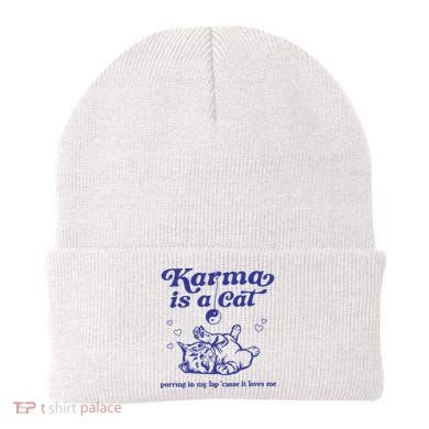 Karma Is A Cat Beanie