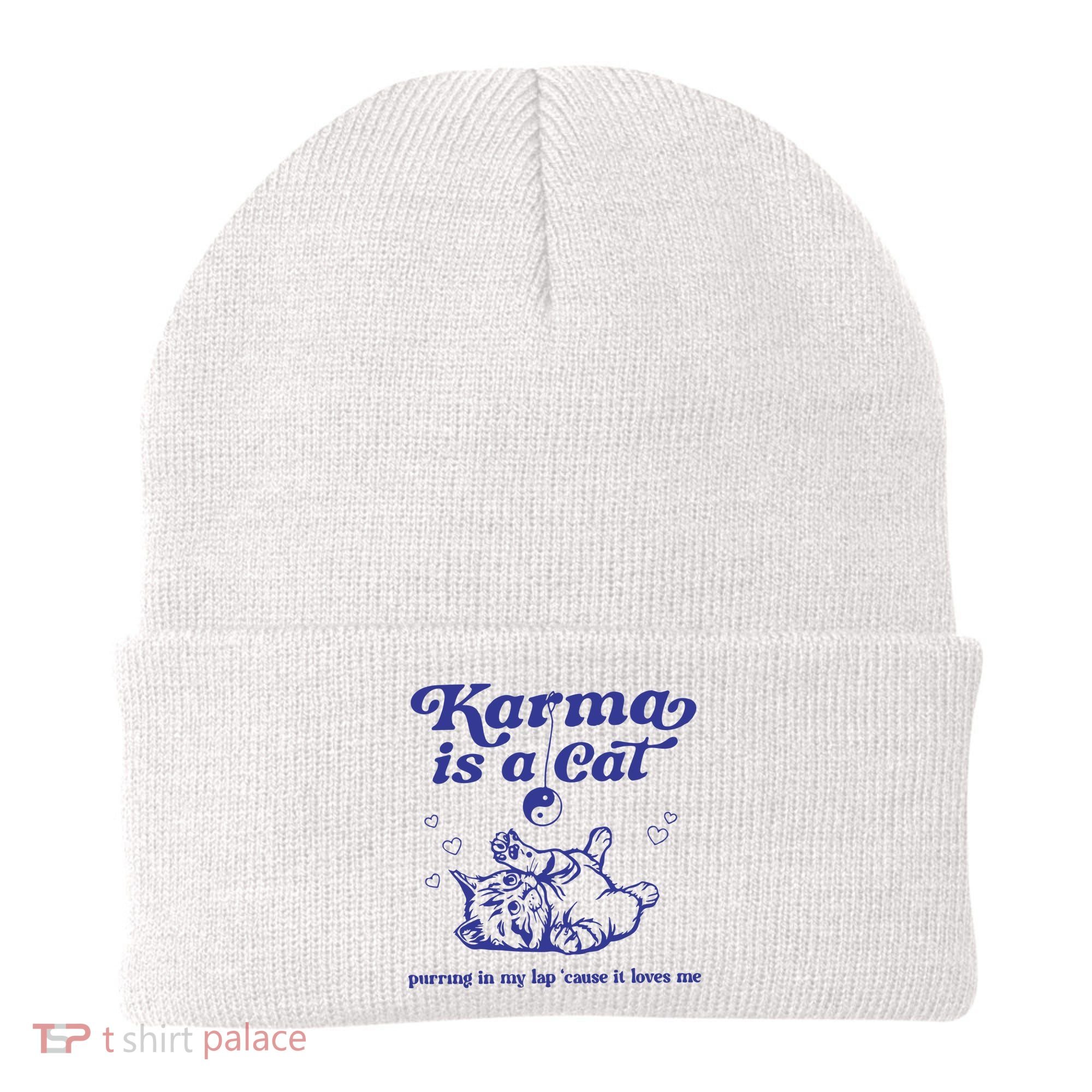 Karma Is A Cat Beanie