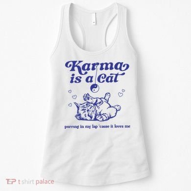Karma Is A Cat Women's Tank Top