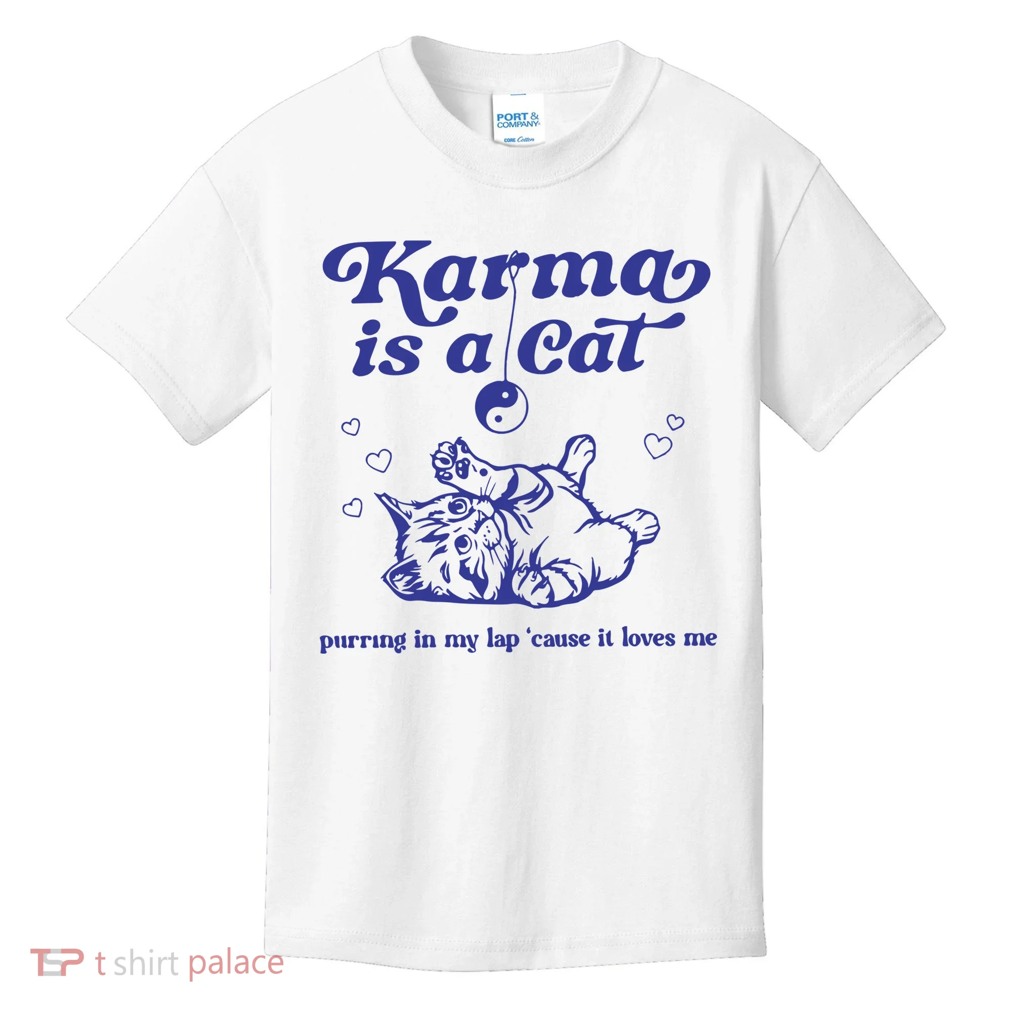 Karma Is A Cat Kids T-Shirt