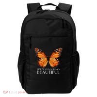 Kindness Is Always Beautiful Monarch Butterfly Gift Backpack thumb 0