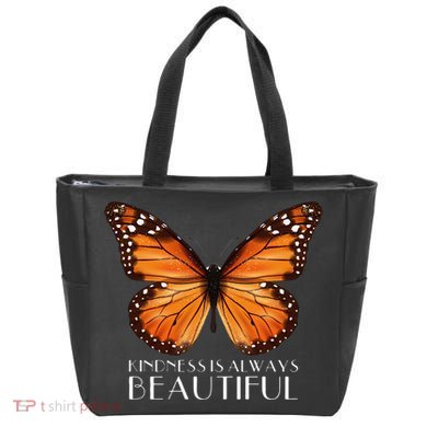Kindness Is Always Beautiful Monarch Butterfly Gift Tote Bag