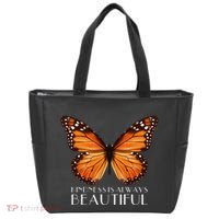 Kindness Is Always Beautiful Monarch Butterfly Gift Tote Bag thumb 0