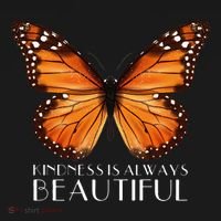 Kindness Is Always Beautiful Monarch Butterfly Gift Tote Bag thumb 4