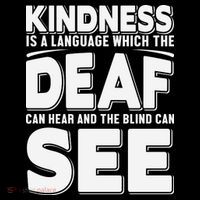 Kindness Is A Language Which Deaf Women's T-Shirt thumb 6
