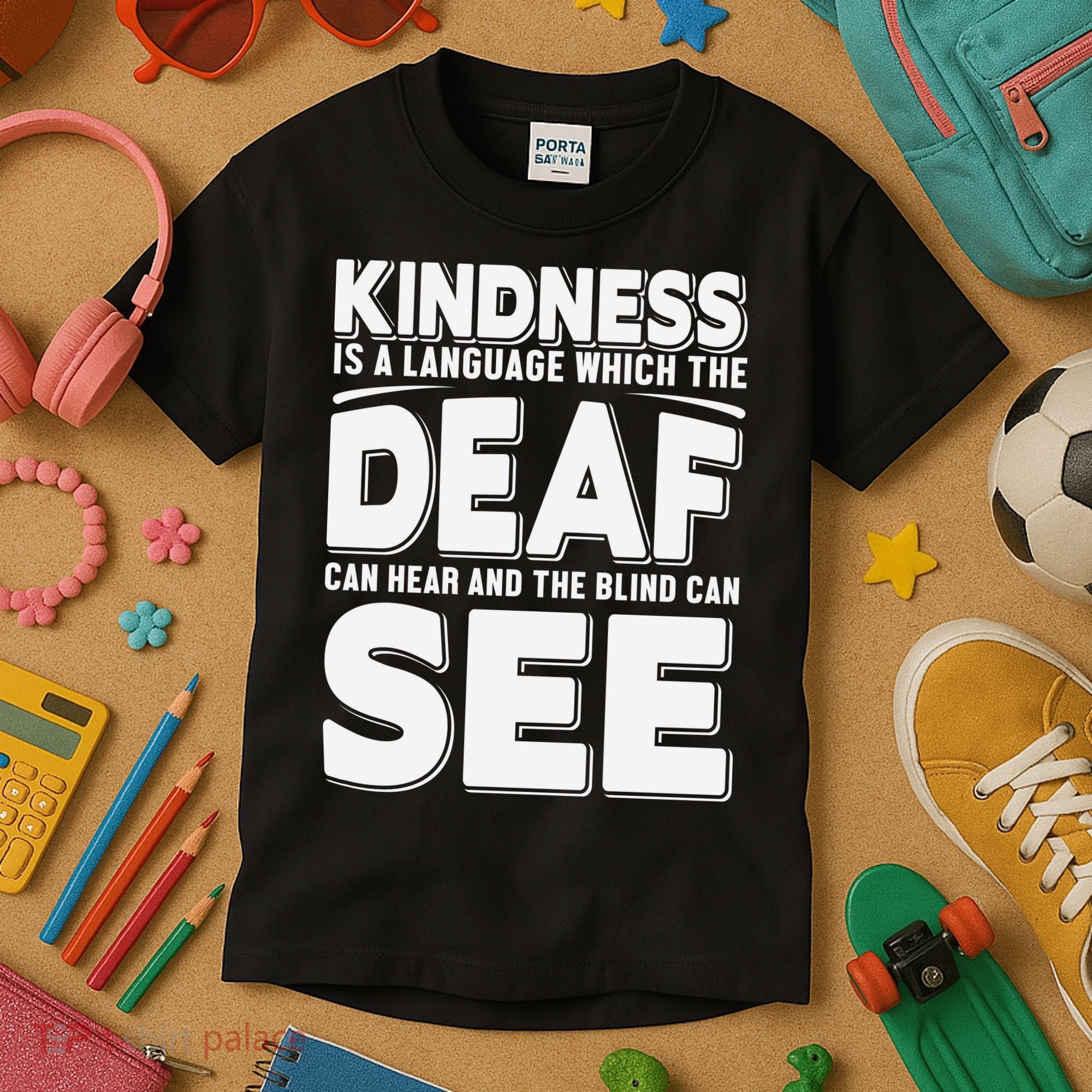 Kindness Is A Language Which Deaf Kids T-Shirt