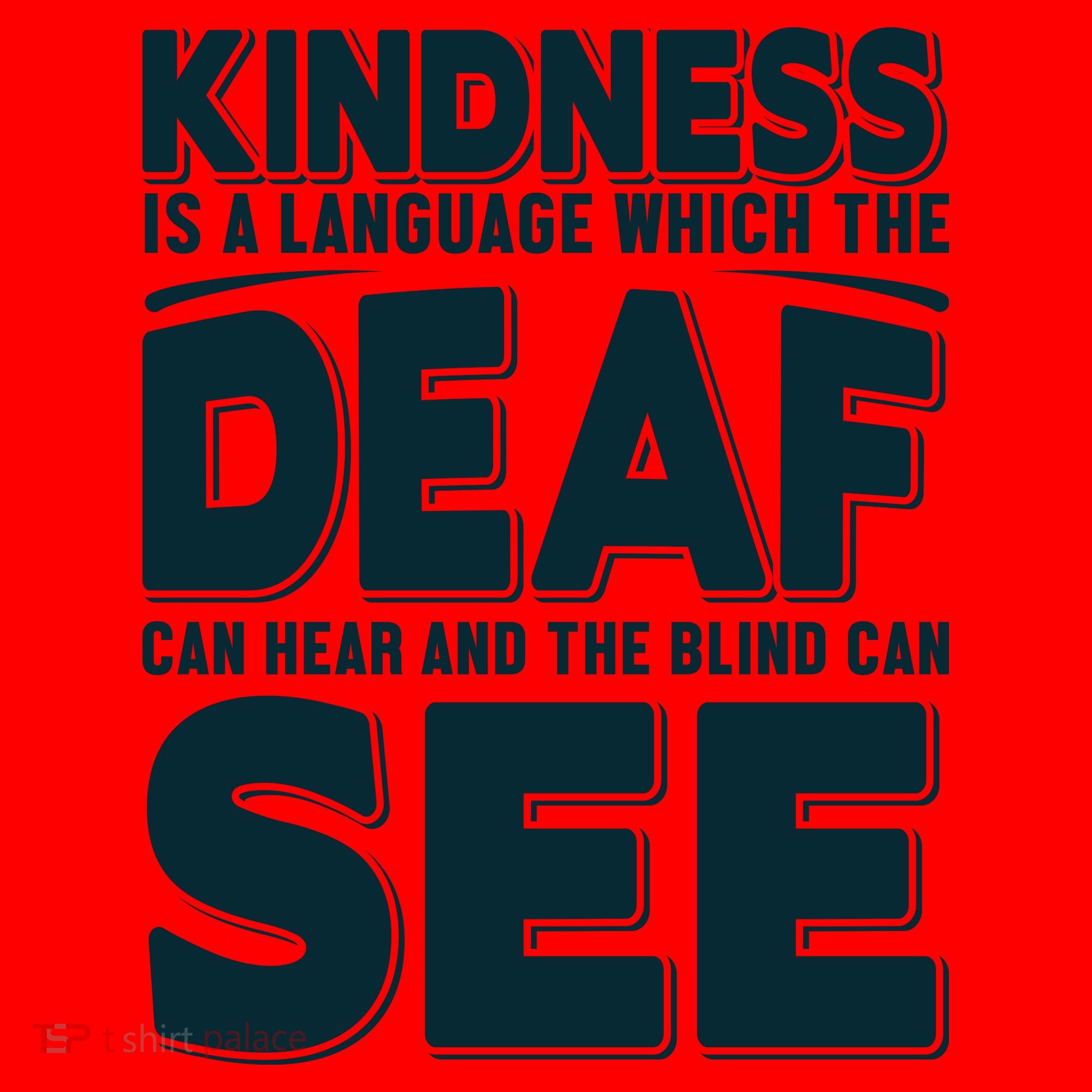 Kindness Is A Language Which Deaf Santa Hat