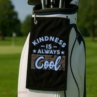 Kindness Is Always Cool Be Kind Golf Towel thumb 2