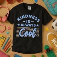 Kindness Is Always Cool Be Kind Kids T-Shirt thumb 3