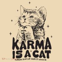 Karma Is A Cat Shirts Taylor Eras Cat Lover Tote Bag thumb 4