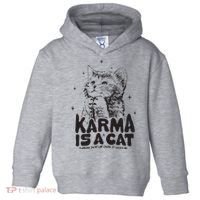 Karma Is A Cat Shirts Taylor Eras Cat Lover Toddler Hoodie thumb 0