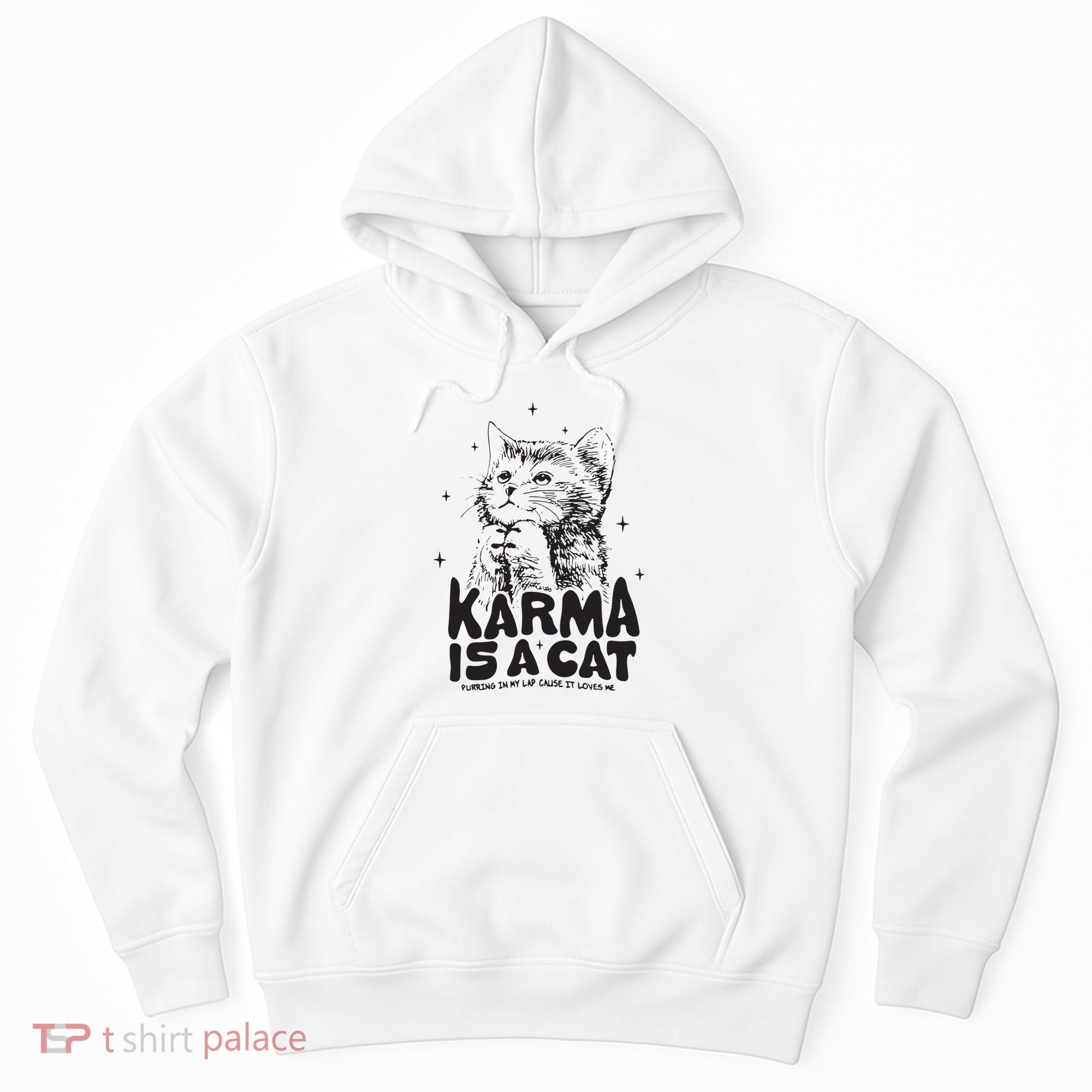 Karma Is A Cat Shirts Taylor Eras Cat Lover Hoodie