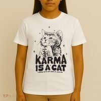 Karma Is A Cat Shirts Taylor Eras Cat Lover T-Shirt thumb 4