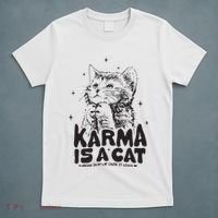 Karma Is A Cat Shirts Taylor Eras Cat Lover T-Shirt thumb 5