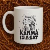 Karma Is A Cat Shirts Taylor Eras Cat Lover Coffee Mug thumb 2