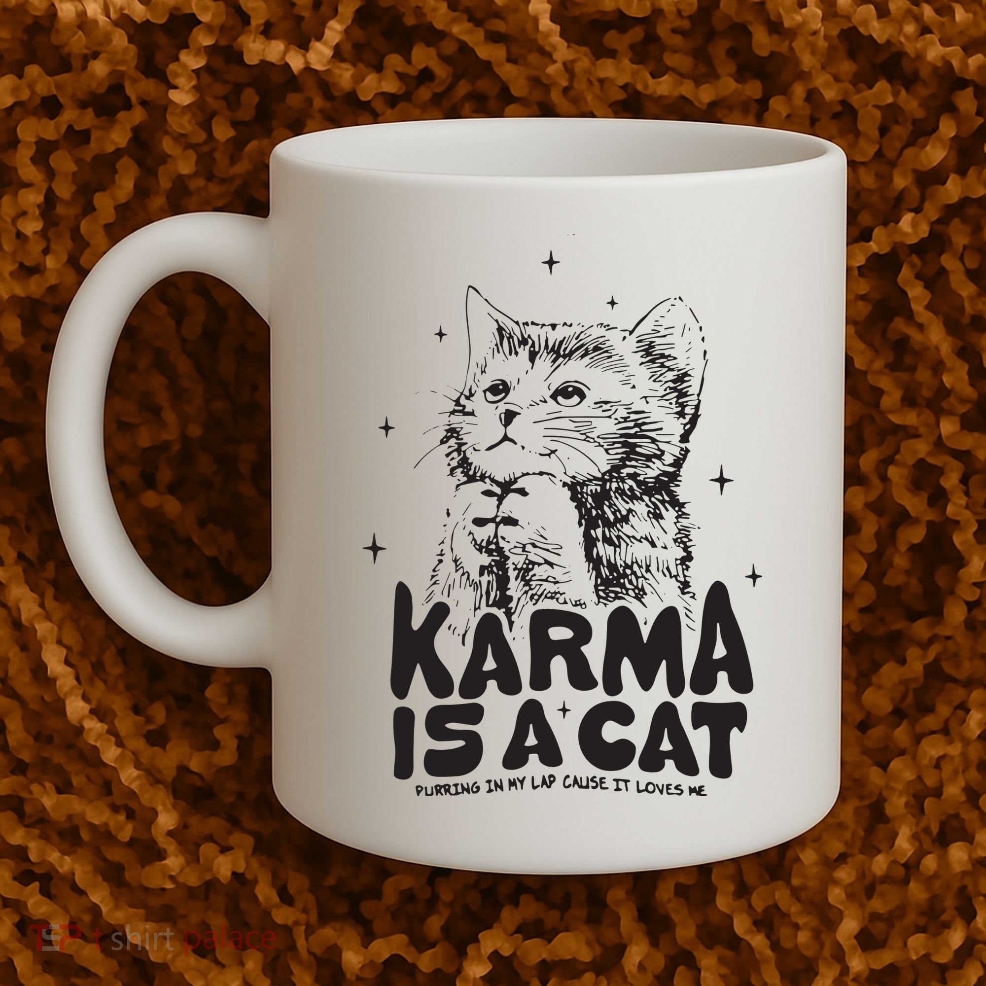 Karma Is A Cat Shirts Taylor Eras Cat Lover Coffee Mug