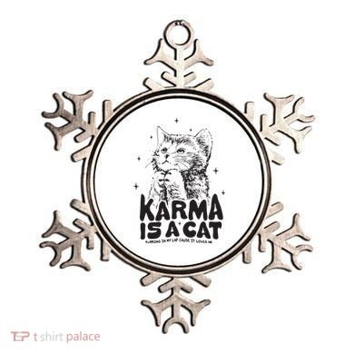 Karma Is A Cat Shirts Taylor Eras Cat Lover Ornament