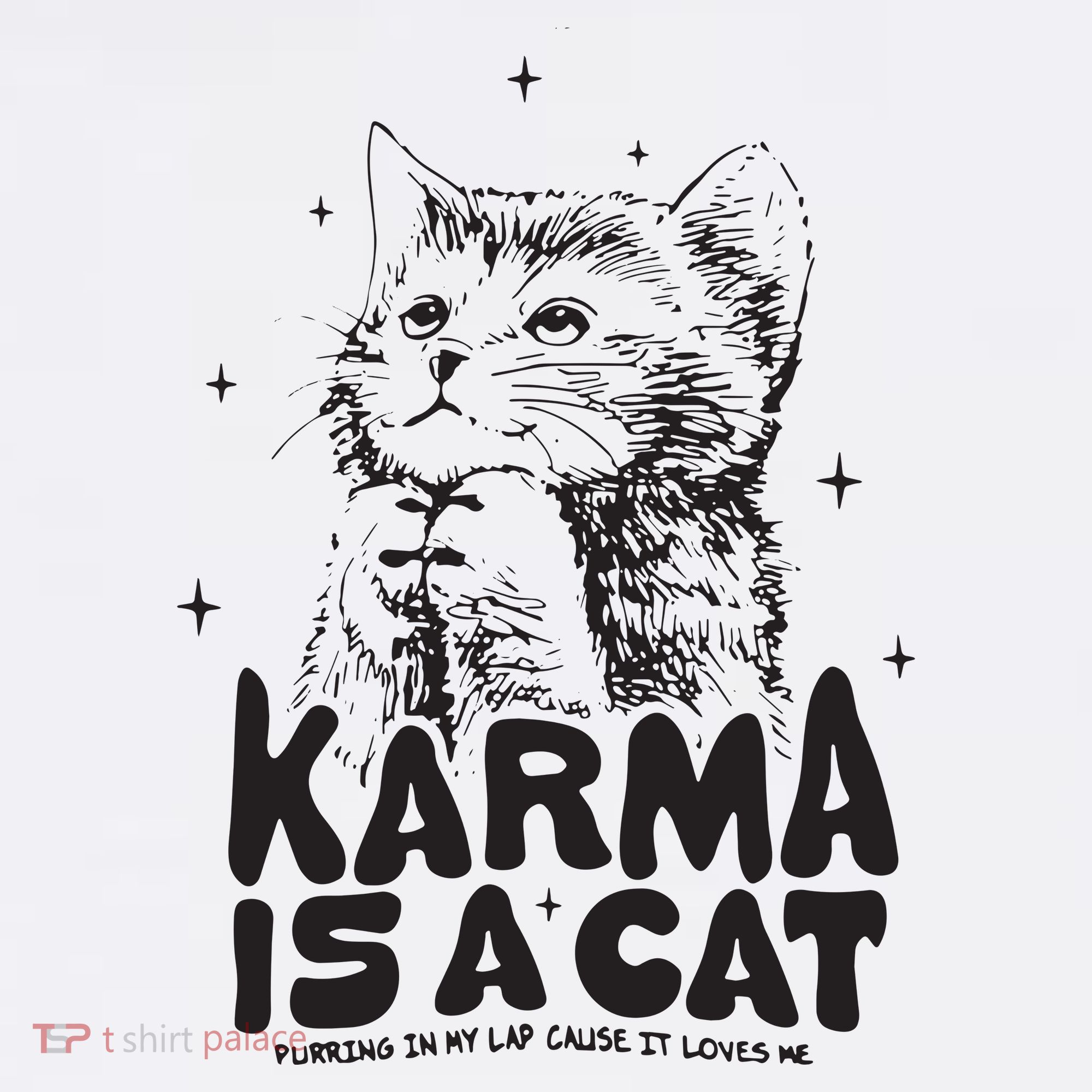Karma Is A Cat Shirts Taylor Eras Cat Lover Women's Tank Top