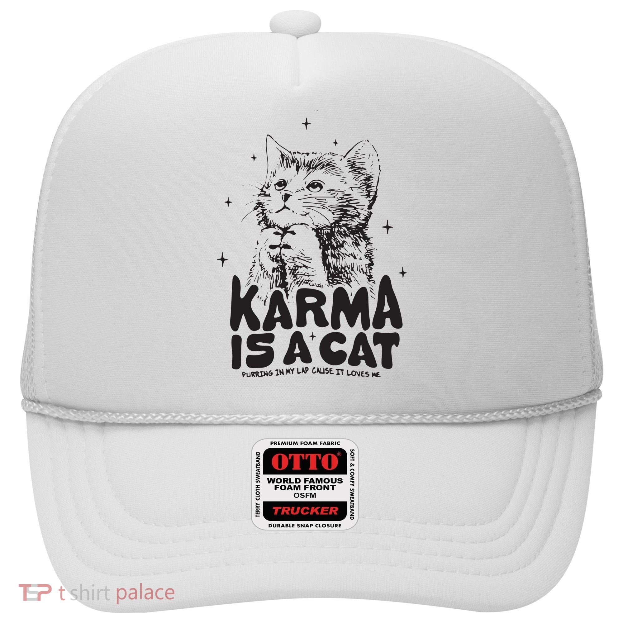 Karma Is A Cat Shirts Taylor Eras Cat Lover Hat