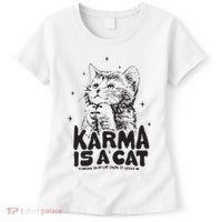Karma Is A Cat Shirts Taylor Eras Cat Lover Women's T-Shirt thumb 0