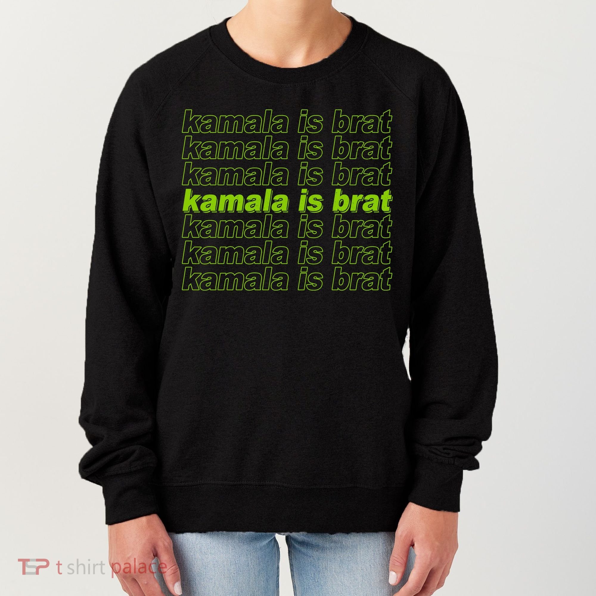 Kamala Is Brat Meme Kamala Harris 2024 Women's Sweatshirt