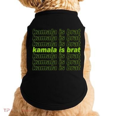 Kamala Is Brat Meme Kamala Harris 2024 Doggie Tank